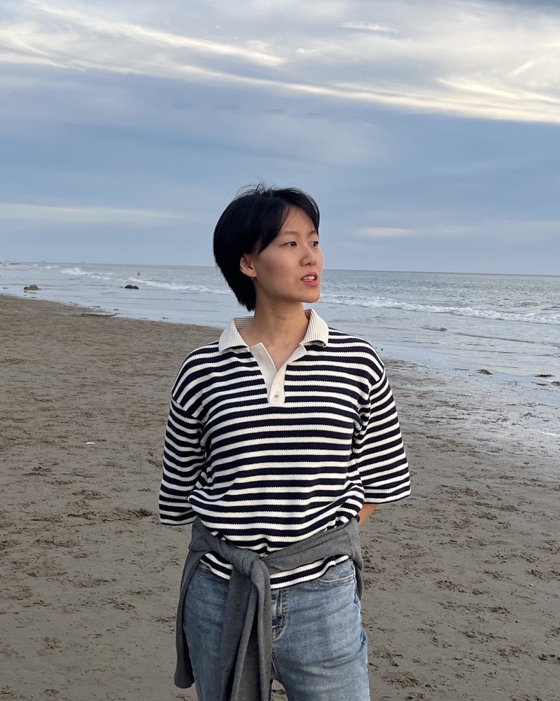 Hyejin Kim at the beach