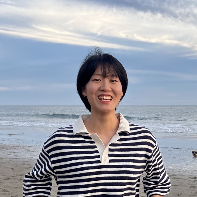 Portrait of Hyejin Kim at the beach